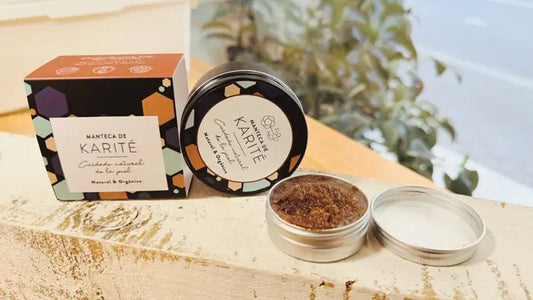 Exfoliante labial con manteca de karité