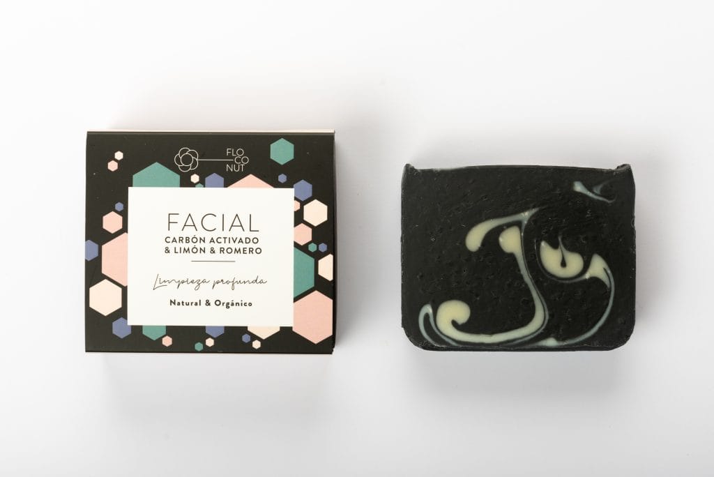 Jabón Facial Carbón activado & limón & romero