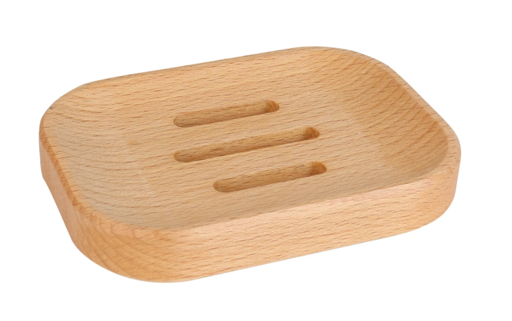 Jabonera individual de madera